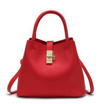 Red Strap Tote Handbag